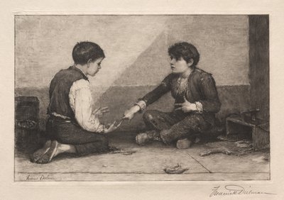 Gracze Mora, 1883. autorstwa Frederick Dielman