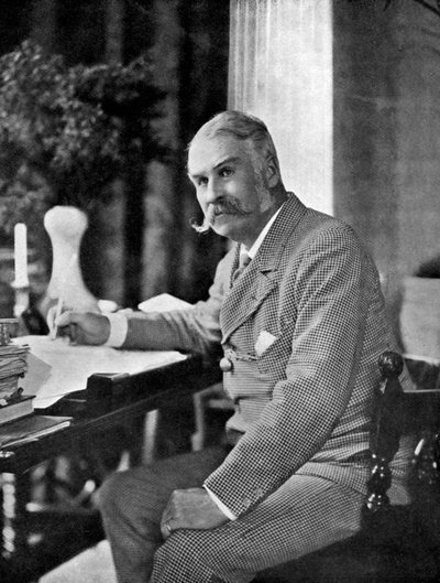 Sir William Schwenck Gilbert 1836-1911, angielski dramaturg i humorysta, 1911-1912. autorstwa Frederick Downer and Sons