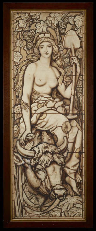 Ziemia, z cyklu Cztery żywioły, ok. 1888-89 (tusz i pióro z wash