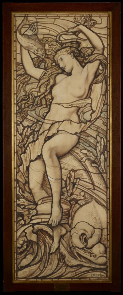 Woda, z cyklu „Cztery żywioły”, ok. 1888-89 autorstwa Frederick G. Smith