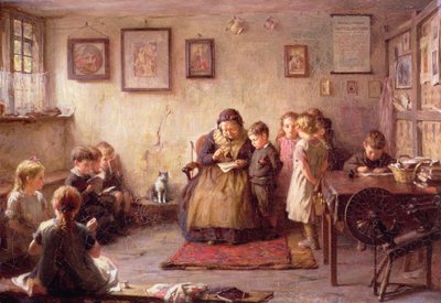 Szkoła Dame autorstwa Frederick George Cotman