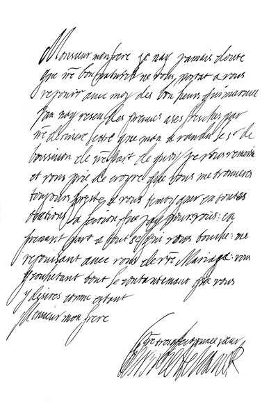 List Henrietty Marii, królowej Karola I, XVII wiek 1865. autorstwa Frederick George Netherclift