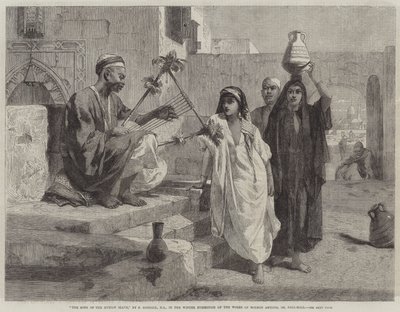 Pieśń nubijskiego niewolnika autorstwa Frederick Goodall