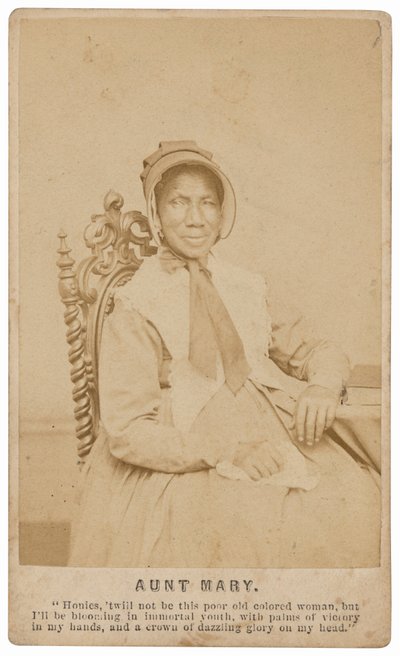 Ciotka Mary Dines, ok. 1865 (zdjęcie) autorstwa Frederick Gutekunst