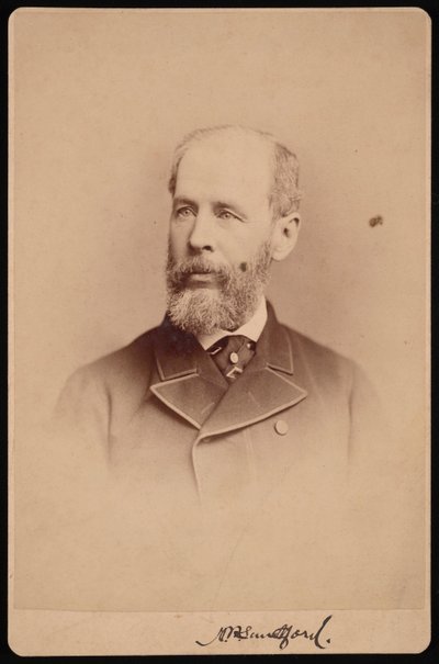 Portret niezidentyfikowanego mężczyzny, październik 1876. autorstwa Frederick Gutekunst
