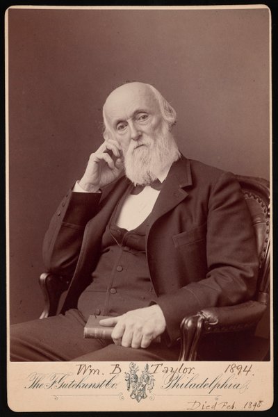 Portret Williama Bowera Taylora 1821-1895, 1894. autorstwa Frederick Gutekunst