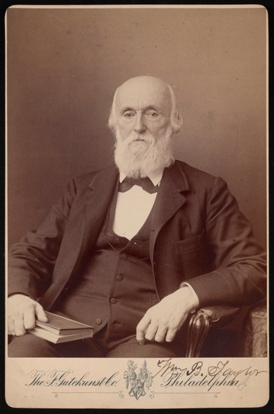 Portret Williama Bowera Taylora 1821-1895, kwiecień 1893. autorstwa Frederick Gutekunst