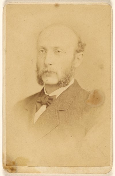 [Niezidentyfikowany mężczyzna z wąsami i baraniną]. autorstwa Frederick Gutekunst