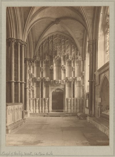 [Katedra w Ely, kaplica biskupa]. autorstwa Frederick H. Evans