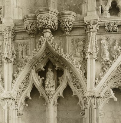 Katedra w Ely: Lady Chapel, szczegóły autorstwa Frederick H. Evans
