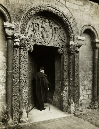 Katedra w Ely: Drzwi przeora, z Bedesmanem autorstwa Frederick H. Evans