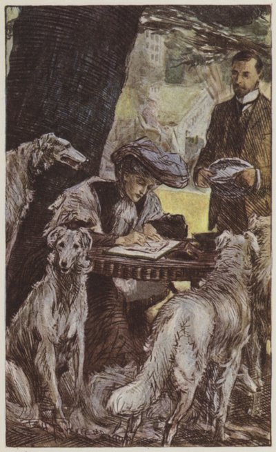 Ilustracja do Oni autorstwa Rudyarda Kiplinga (kolor lito) autorstwa Frederick Henry Townsend