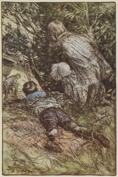 Ilustracja do Oni autorstwa Rudyarda Kiplinga autorstwa Frederick Henry Townsend