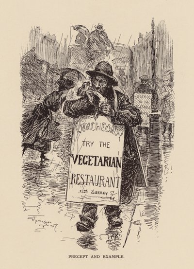 Nakaz i przykład (litografia) autorstwa Frederick Henry Townsend