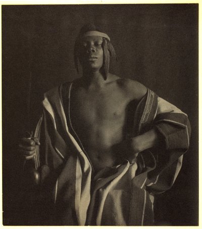 Wódz etiopski, 1897, wydrukowany ok. 1902 autorstwa Frederick Holland Day