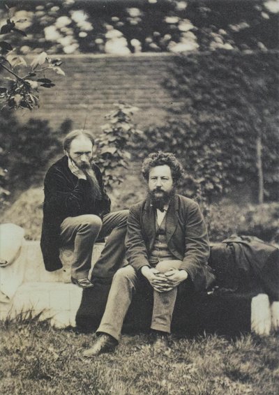Edward Burne Jones i William Morris, galeria Williama Morrisa, Londyn (zdjęcie) autorstwa Frederick Hollyer