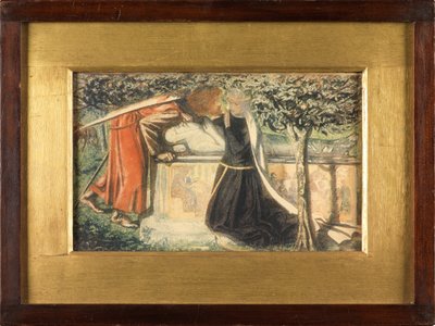 Grobowiec króla Artura (kolorowy nadruk) autorstwa Frederick Hollyer