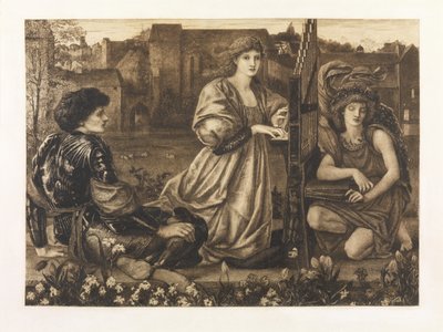 Pieśń o miłości (platyna) autorstwa Frederick Hollyer