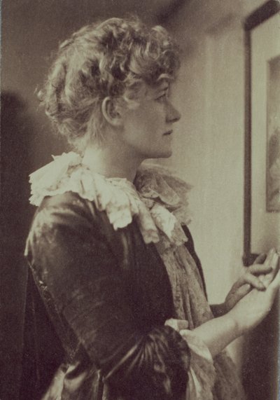 Zdjęcie portretowe Ellen Terry (1847-1928) autorstwa Fredericka Hollyera (1837-1933) (zdjęcie w sepii) autorstwa Frederick Hollyer