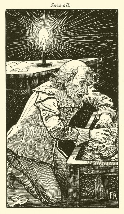 Zapisz wszystko (grawerowanie) autorstwa Frederick Hurten Rhead