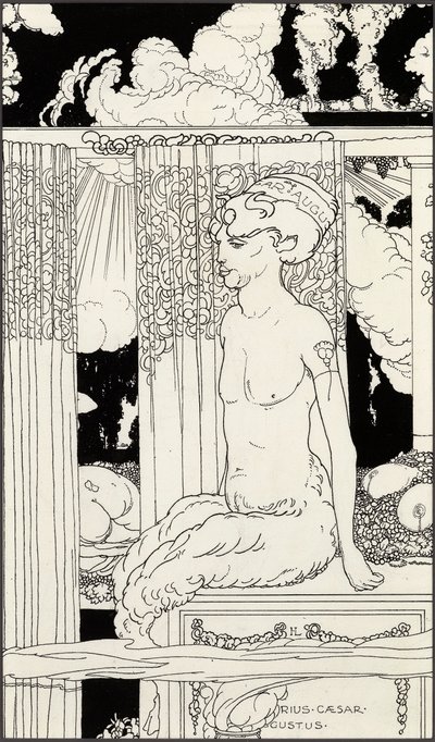 Faun Złotego Tyberiusza, ok. 1910 autorstwa Frederick Ilbery Lynch