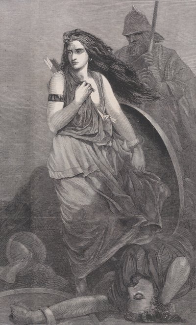 Dar-Thula, z Illustrated London News, 27 lipca 1861. autorstwa Frederick James Smyth