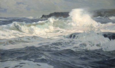 Południowo-zachodnia Gale, St. Ives, 1907. autorstwa Frederick Judd Waugh