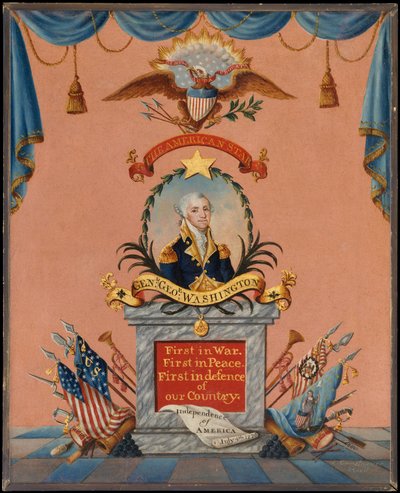 Amerykańska gwiazda George Washington, ca. 1803. autorstwa Frederick Kemmelmeyer
