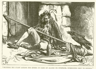 Ilustracja do Barnaby Rudge autorstwa Frederick L. Bernard