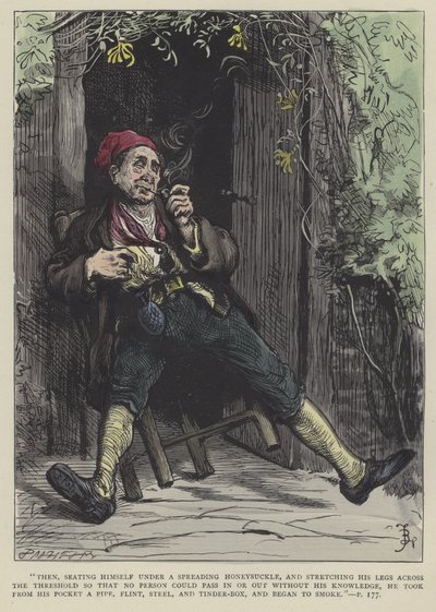Ilustracja do Barnaby Rudge autorstwa Frederick L. Bernard