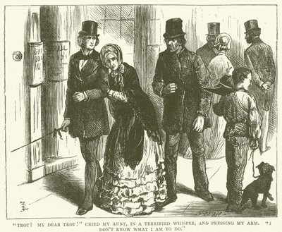 Ilustracja do Davida Copperfielda autorstwa Frederick L. Bernard
