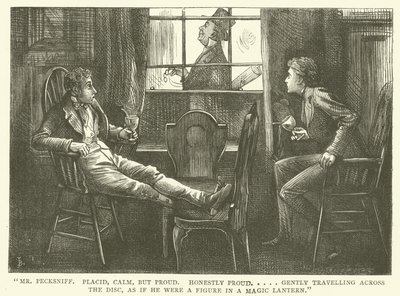 Ilustracja dla Martina Chuzzlewita autorstwa Frederick L. Bernard