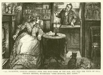 Ilustracja dla Martina Chuzzlewita autorstwa Frederick L. Bernard