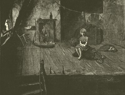 Biedne dzieci na strychu autorstwa Frederick L. Bernard
