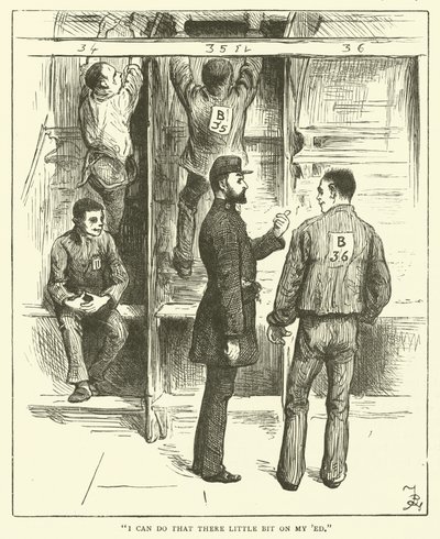 Więźniowie na bieżni autorstwa Frederick L. Bernard