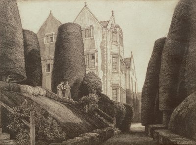 Dwór Owlpen, 1931 autorstwa Frederick Landseer Maur Griggs