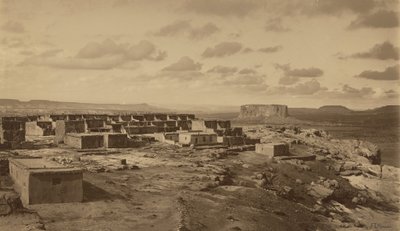 Enchanted Mesa, Acoma, Nowy Meksyk, 1900 r. (zdjęcie) autorstwa Frederick Monsen