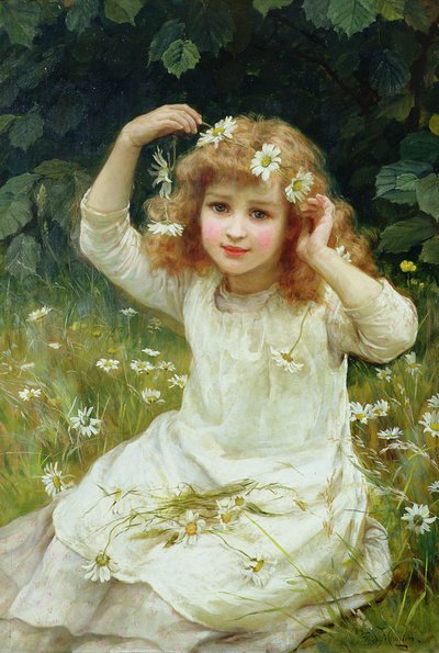 stokrotki autorstwa Frederick Morgan