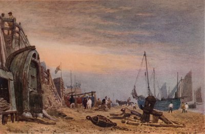 Brighton Beach, Haze clearing off, c1820 autorstwa Frederick Nash