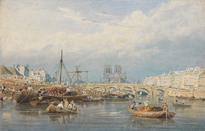 Sekwana z Notre Dame autorstwa Frederick Nash