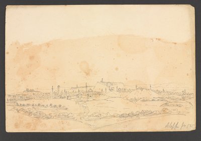 Aleppo z SW, Syria autorstwa Frederick Peter Layard