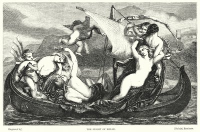 Lot Heleny (rycina) autorstwa Frederick Richard Pickersgill