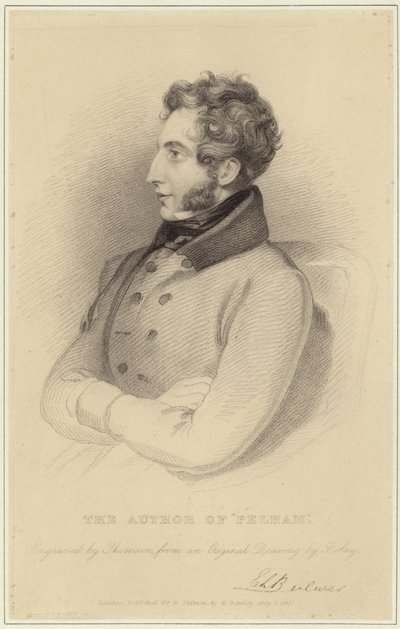 Portret Edwarda Bulwera-Lyttona, barona Lyttona autorstwa Frederick Richard Say