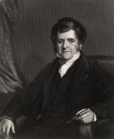 Richard Bright, grawerowane przez H. Cocka, z „Narodowej Galerii Portretów, tom I”, wydana ok. 1820 r. autorstwa Frederick Richard Say