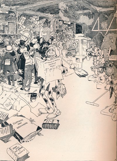 Pokój własności sprytnego rysownika, ok. 1890 r. autorstwa Frederick Richardson