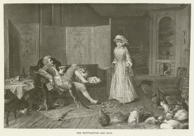 Peg Woffington i Rich autorstwa Frederick Smallfield