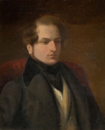 Portret Samuela Rostilla Lines, początek XIX wieku. autorstwa Frederick Thomas Lines
