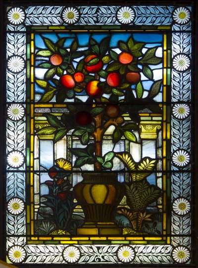 Londyn, Salon Thomas Goode, South Audley Street, GE Cooke, przypisywany Frederick Vincent Hart (1843-1914), Owocujący Krzew, 1876 autorstwa Frederick Vincent Hart