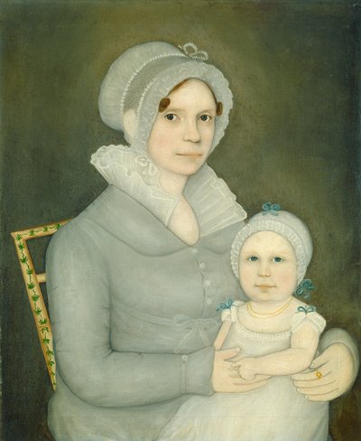 Pani John Harrisson i córka autorstwa Frederick W. Mayhew