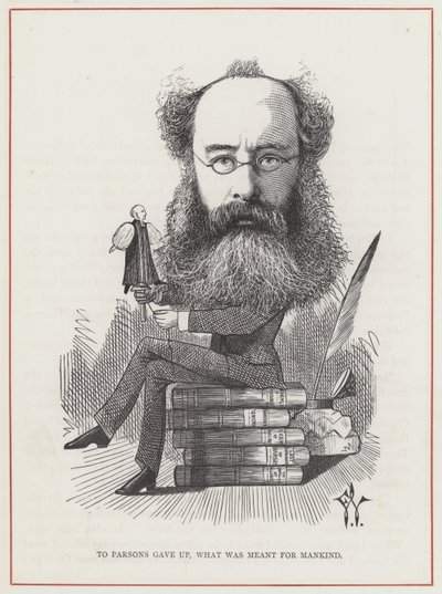 Anthony Trollope, powieściopisarz autorstwa Frederick Waddy